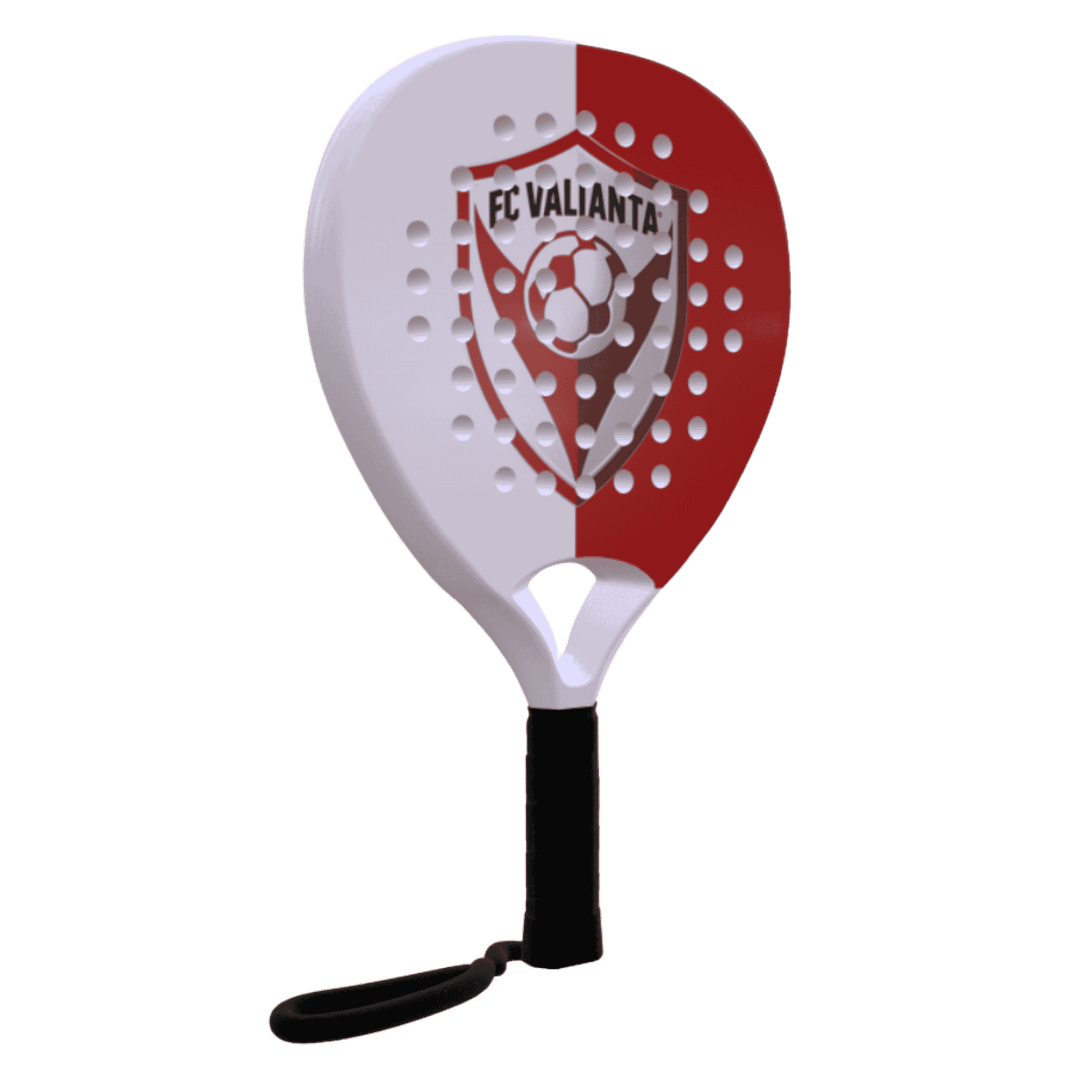 Create your own padel racket with the logo of your favorite football c