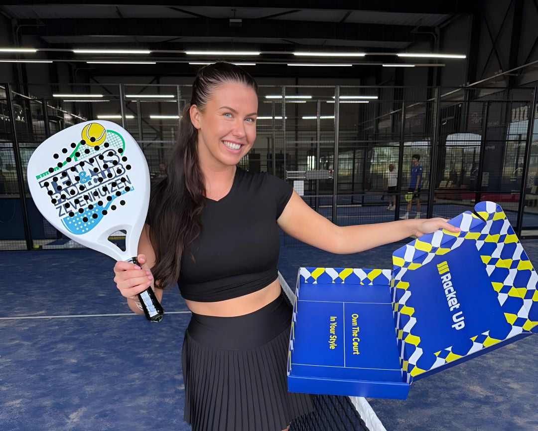 Drie custom padelrackets